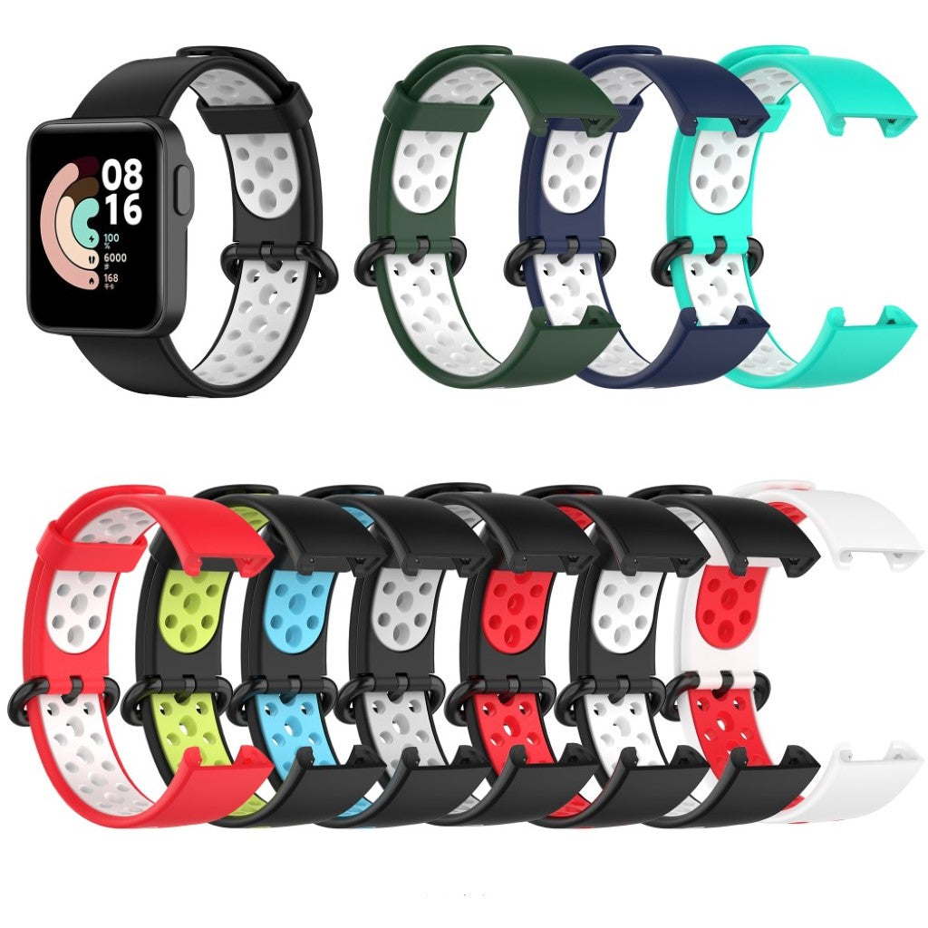 Kønt Xiaomi Mi Watch Lite / Xiaomi Redmi Watch Silikone Rem - Hvid#serie_2