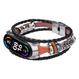 Incredibilmente Resistente Xiaomi Mi Smart Band 6 / Xiaomi Mi Band 5 Metallo E Finta Pelle Universali Cinturino