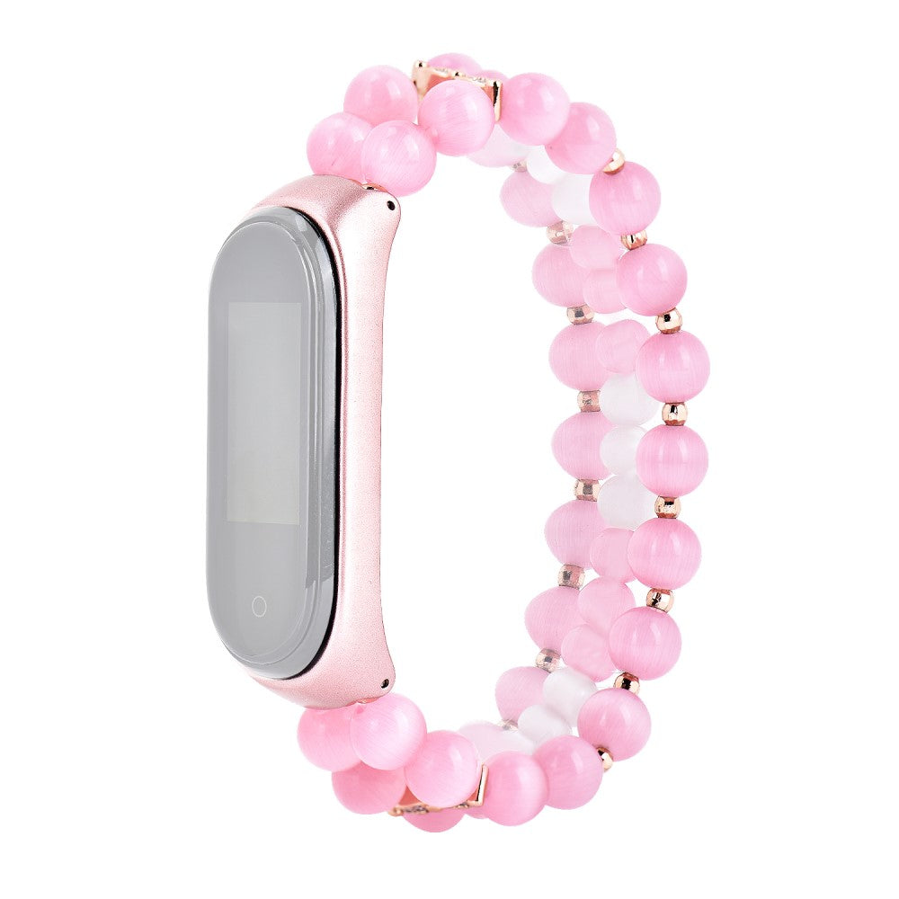 Klassisk Xiaomi Mi Smart Band 6 / Xiaomi Mi Band 5 Sten Rem - Pink#serie_4