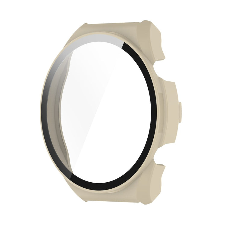Godt Xiaomi Watch S1 Cover med Skærmbeskytter i Plastik og Hærdet Glas - Hvid#serie_3