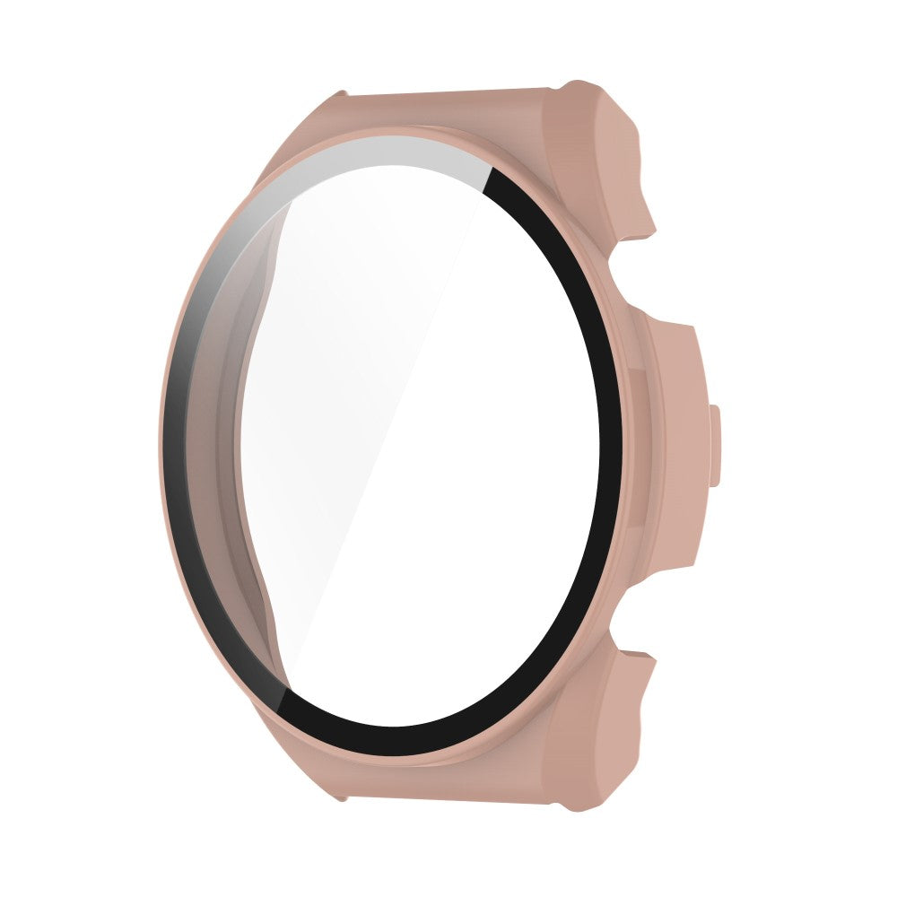 Godt Xiaomi Watch S1 Cover med Skærmbeskytter i Plastik og Hærdet Glas - Pink#serie_4