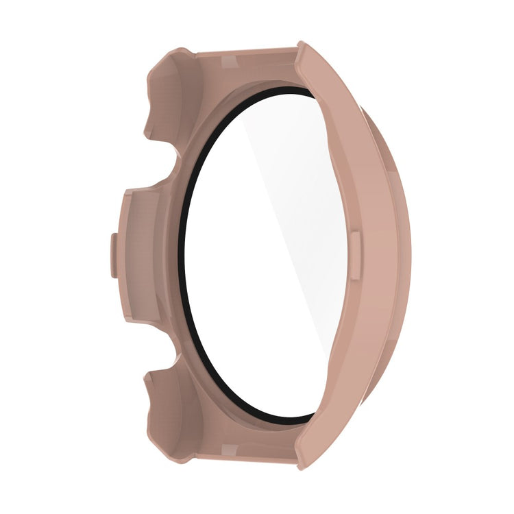 Godt Xiaomi Watch S1 Cover med Skærmbeskytter i Plastik og Hærdet Glas - Pink#serie_4