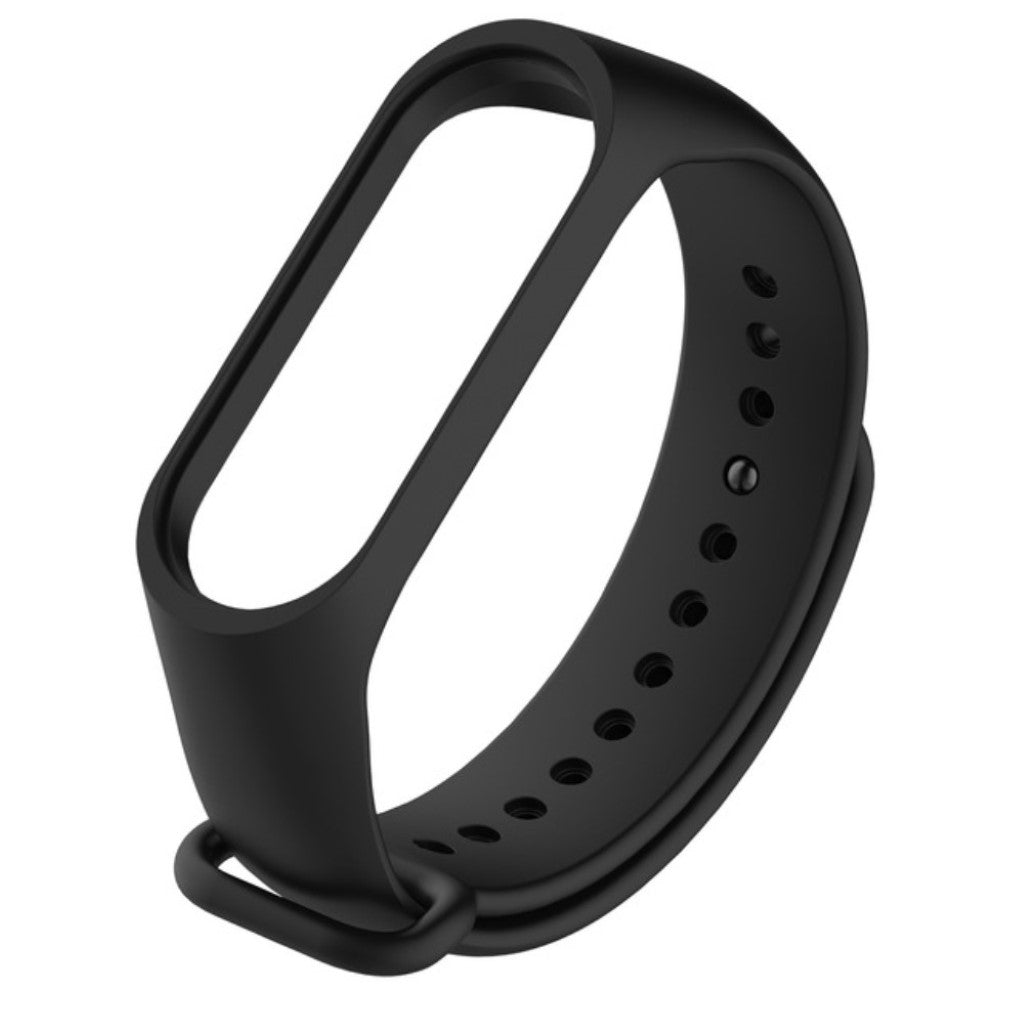 Slidstærk Xiaomi Mi Smart Band 4 Silikone Rem - Sort#serie_1