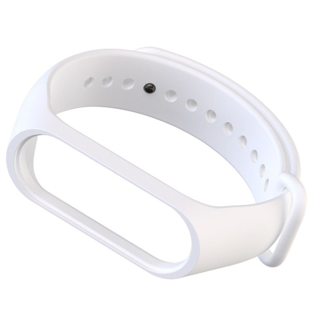 Slidstærk Xiaomi Mi Smart Band 4 Silikone Rem - Hvid#serie_2