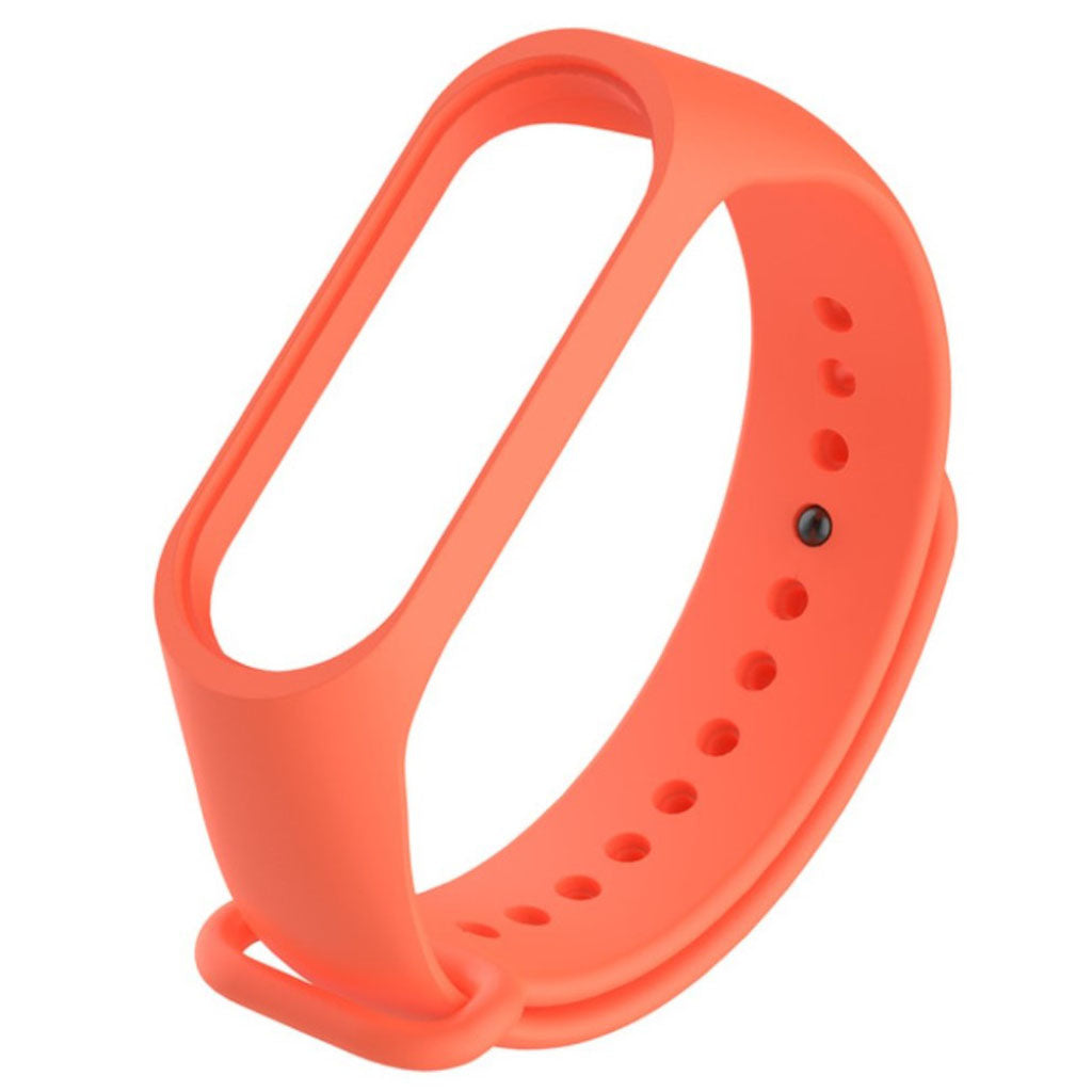 Slidstærk Xiaomi Mi Smart Band 4 Silikone Rem - Orange#serie_6