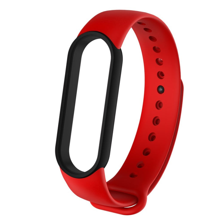 Fremragende Xiaomi Mi Band 5 Silikone Rem - Rød#serie_4