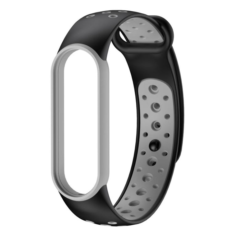 Vildt nydelig Xiaomi Mi Band 5 Silikone Rem - Sort#serie_8