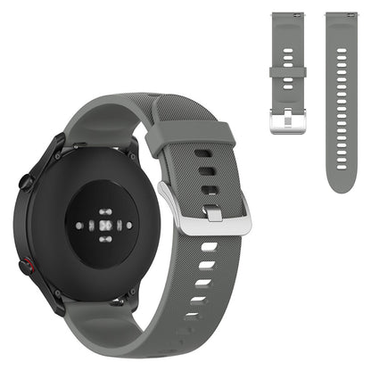 Super kønt Xiaomi Mi Watch Color Sports Silikone Rem - Sølv#serie_6