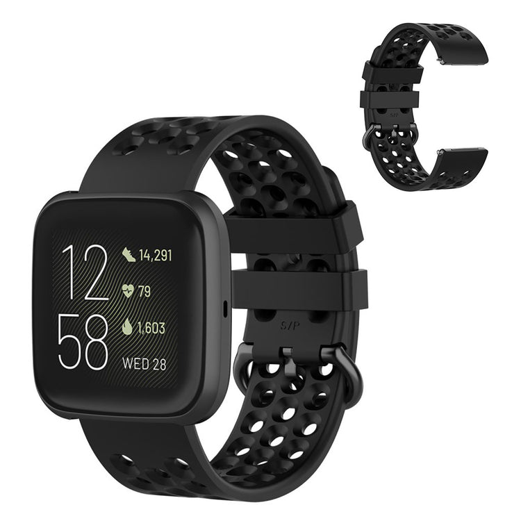 Sort Fitbit Versa 2 / Fitbit Versa Lite Silikone Urrem#serie_1