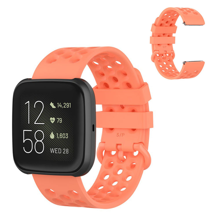 Orange Fitbit Versa 2 / Fitbit Versa Lite Silikone Urrem#serie_6