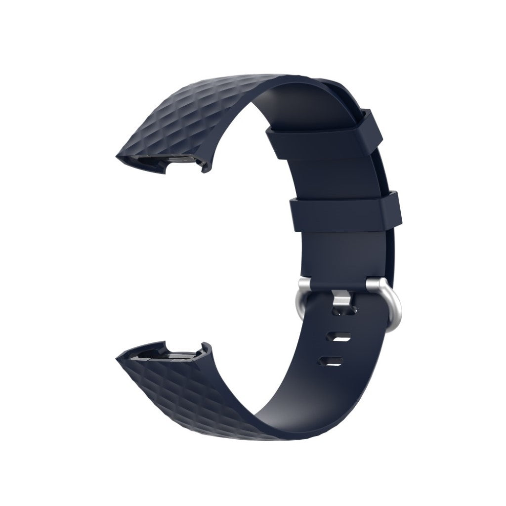 Alle tiders Fitbit Charge 3 / Fitbit Charge 4 Silikone Rem - Blå#serie_4