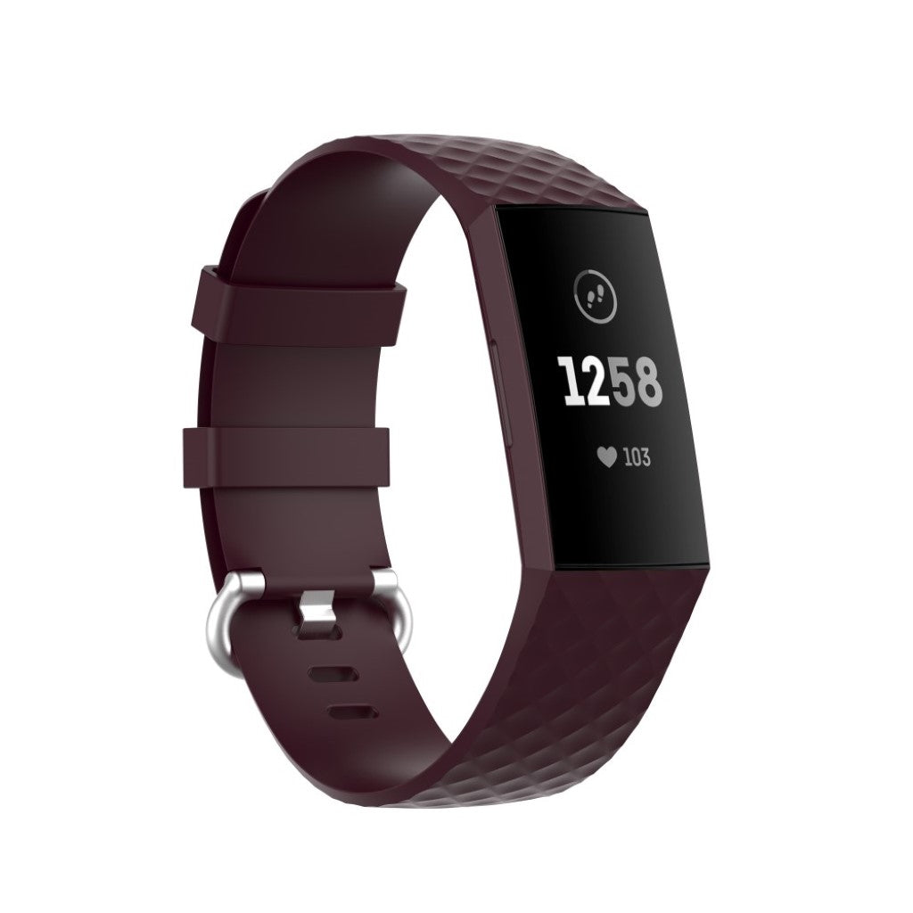 Alle tiders Fitbit Charge 3 / Fitbit Charge 4 Silikone Rem - Brun#serie_8