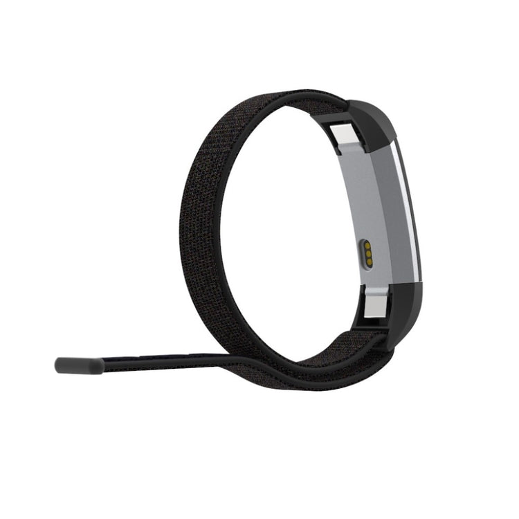 Vildt hårdfør Fitbit Alta HR Nylon Rem - Sort#serie_9