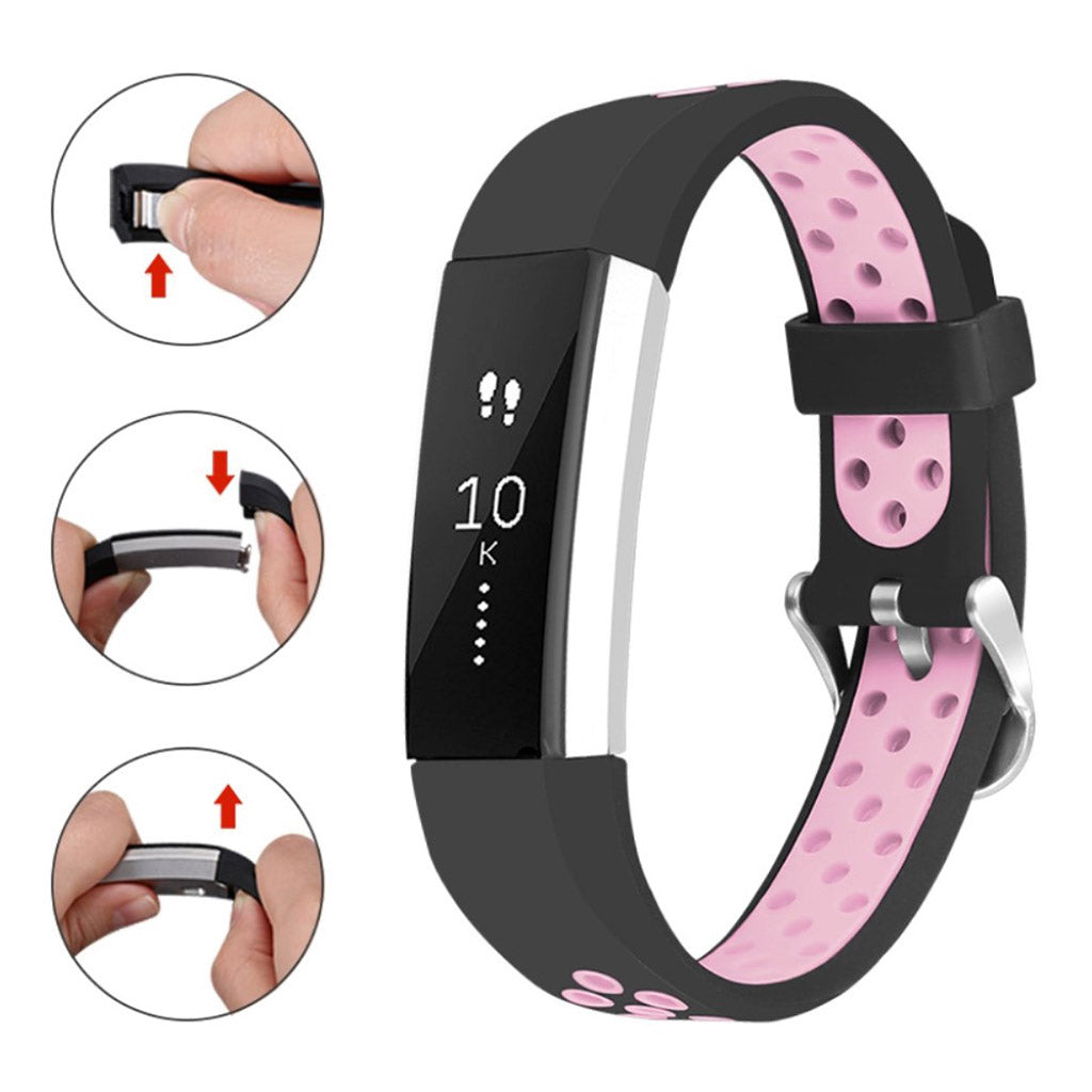 Flerfarvet Fitbit Alta HR Silikone Urrem#serie_5