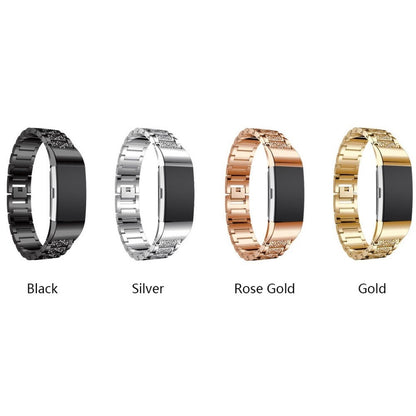 Meget flot Fitbit Charge 2 Metal Rem - Guld#serie_3