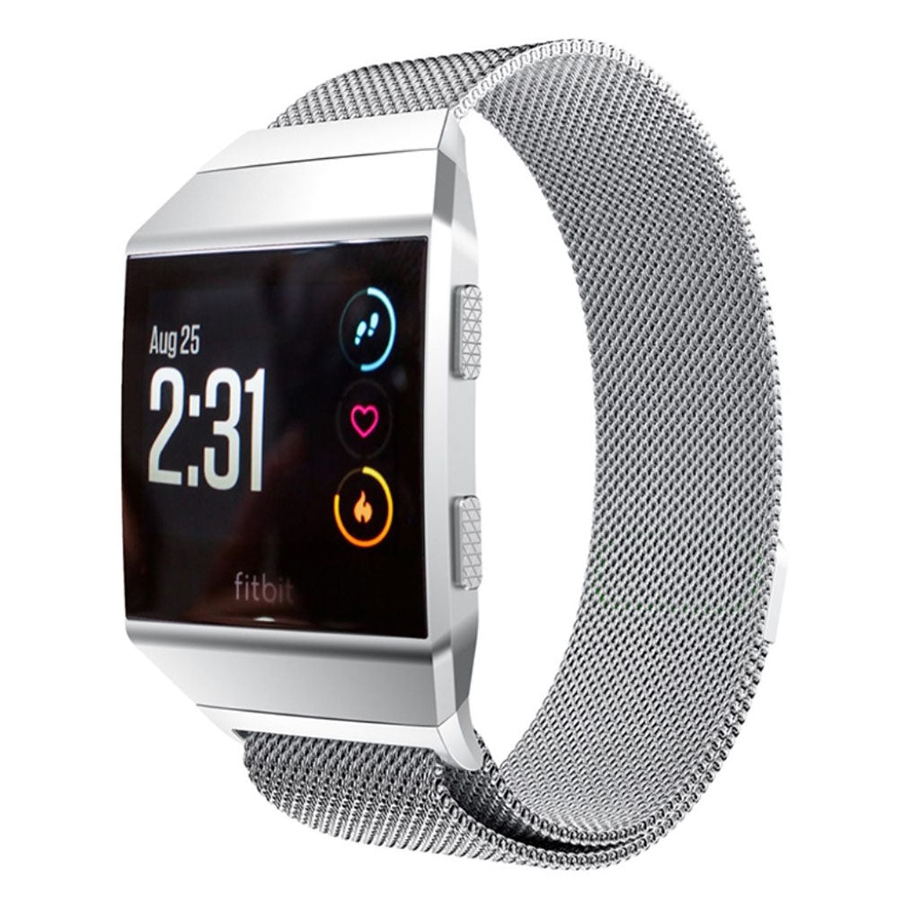 Rigtigt flot Fitbit Ionic Metal Rem - Sølv#serie_3