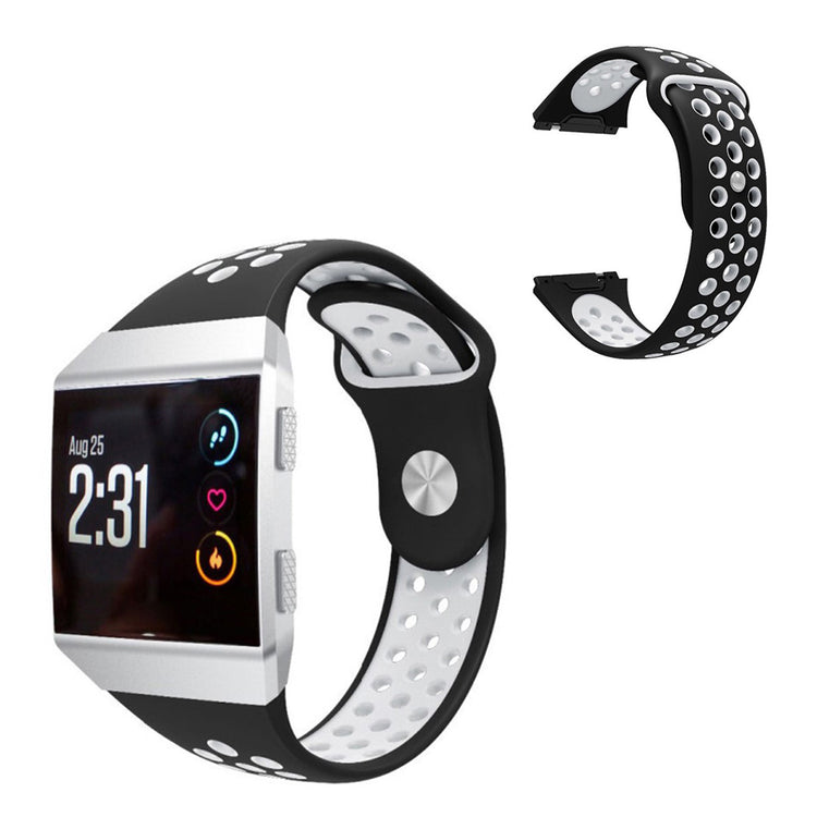 Vildt flot Fitbit Ionic Silikone Rem - Sort#serie_1