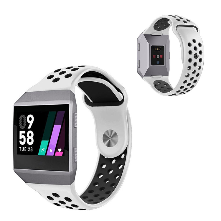 Vildt flot Fitbit Ionic Silikone Rem - Hvid#serie_3