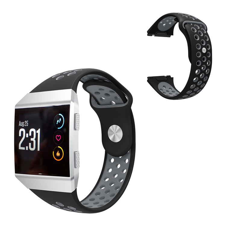 Vildt flot Fitbit Ionic Silikone Rem - Sort#serie_7