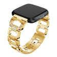 Mega Piacevole Fitbit Versa Metallo E Strass Cinturino