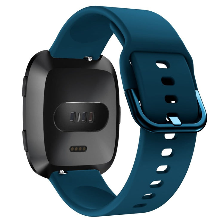 Vildt slidstærk Fitbit Versa Silikone Rem - Grøn#serie_8