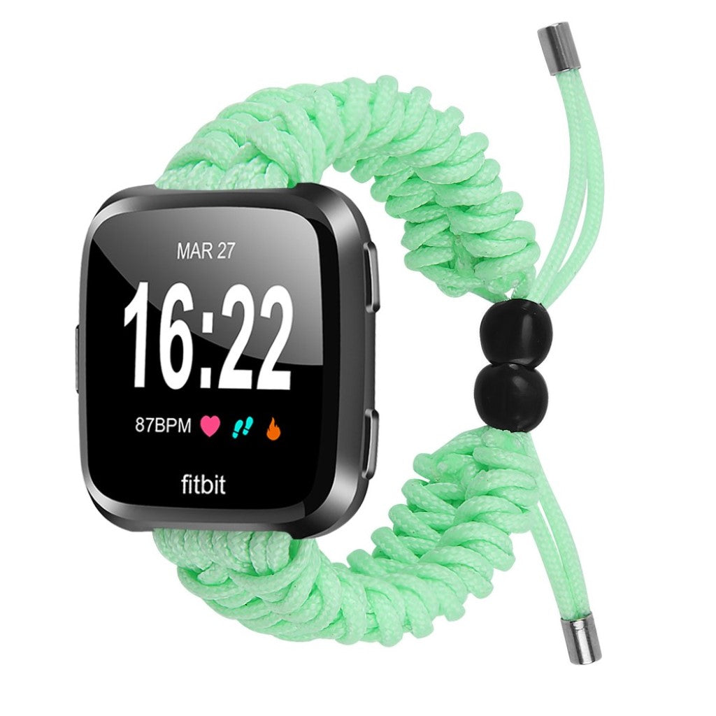 Rigtigt nydelig Fitbit Versa Nylon Rem - Grøn#serie_5