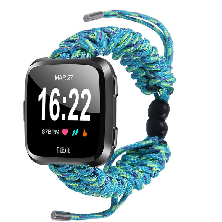 Rigtigt nydelig Fitbit Versa Nylon Rem - Grøn#serie_7