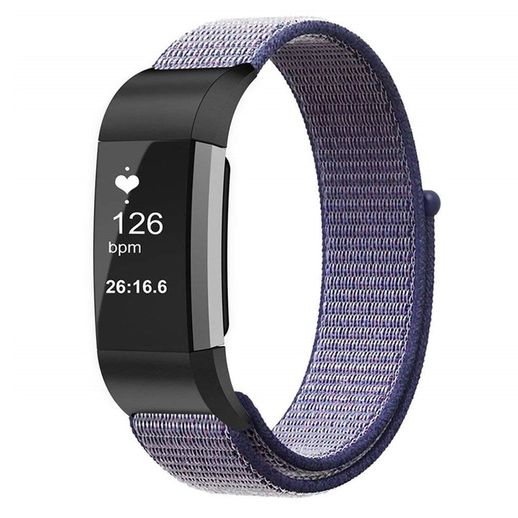 Eminent Fitbit Charge 3 Nylon Rem - Blå#serie_1