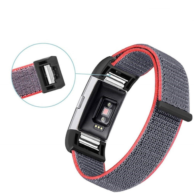 Eminent Fitbit Charge 3 Nylon Rem - Rød#serie_3