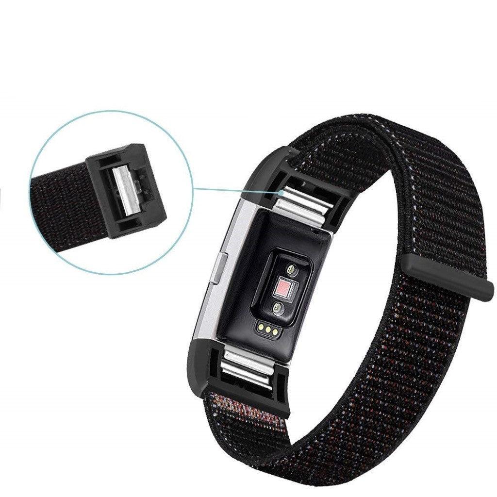 Eminent Fitbit Charge 3 Nylon Rem - Sort#serie_7