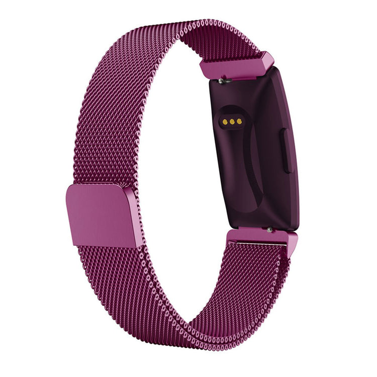 Super sejt Fitbit Inspire Metal Rem - Rød#serie_5