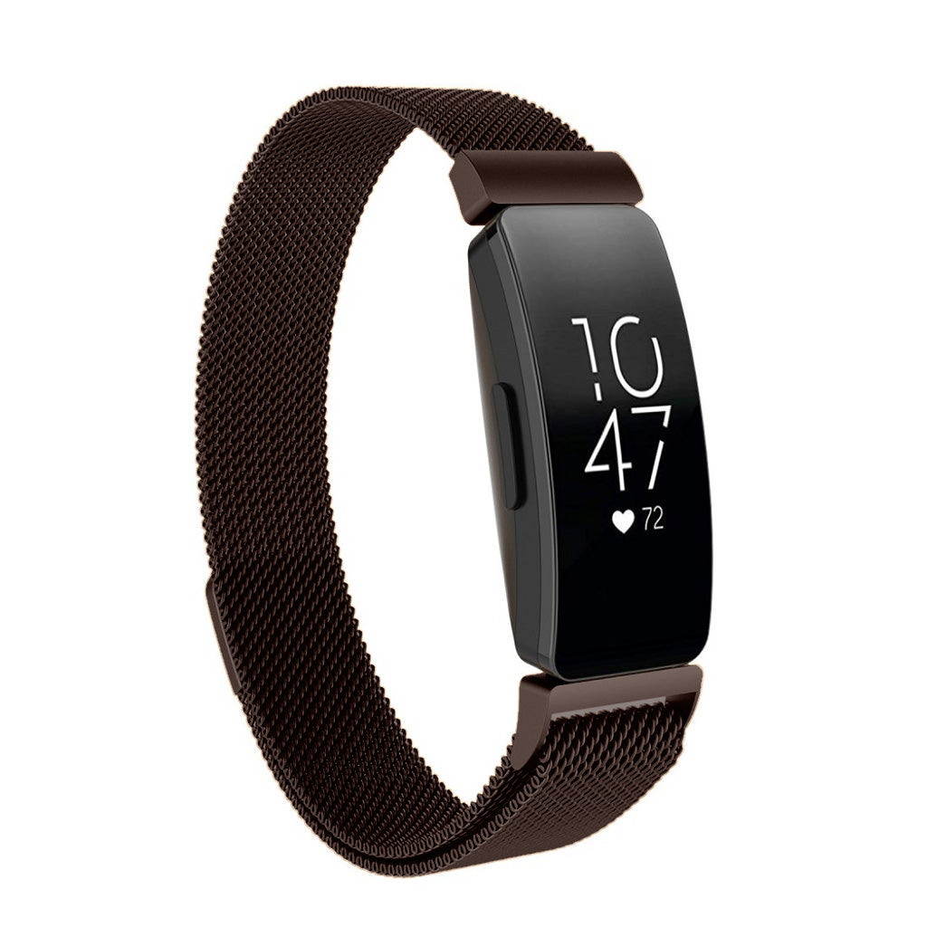 Mega holdbart Fitbit Inspire Metal Rem - Brun#serie_4