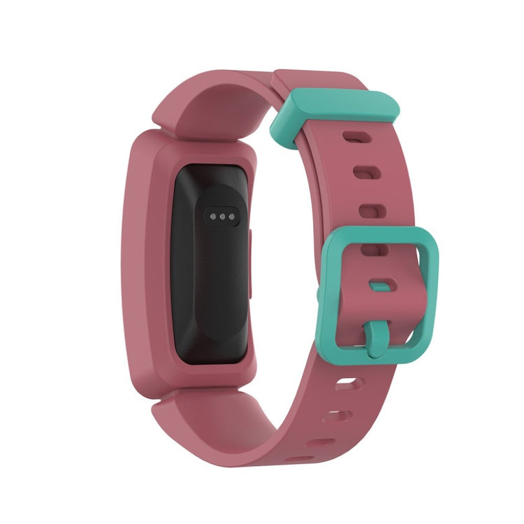 Rigtigt hårdfør Fitbit Inspire Silikone Rem - Rød#serie_5