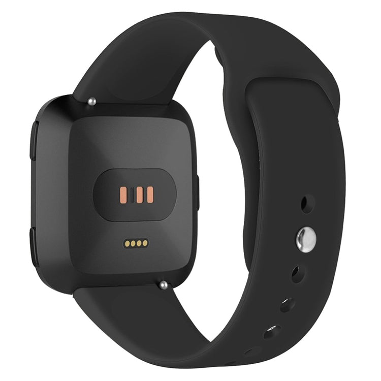 Udsøgt Fitbit Versa Lite Silikone Rem - Sort#serie_1