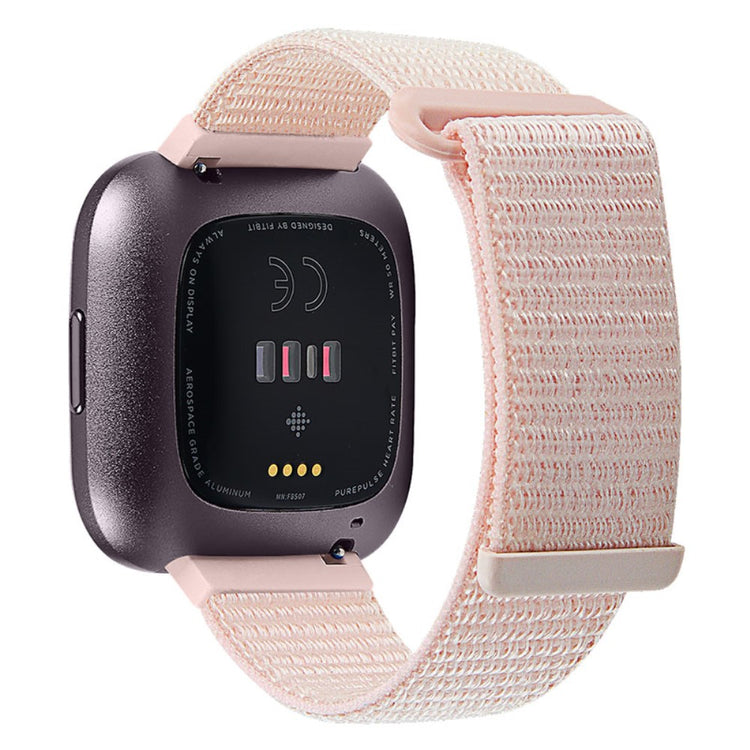 Pink Fitbit Versa Lite Stof Urrem#serie_2