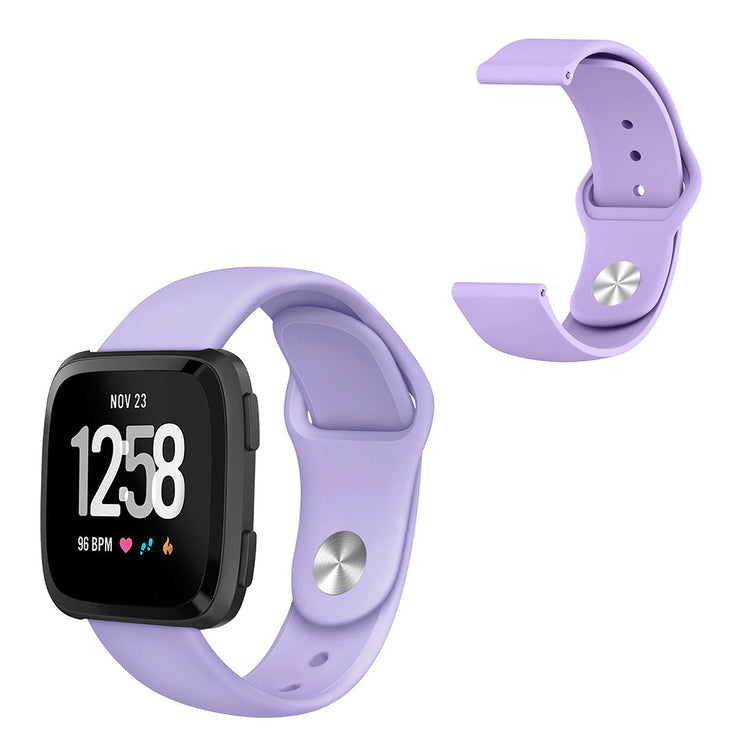 Skøn Fitbit Versa 2 / Fitbit Versa Lite Silikone Rem - Lilla#serie_8