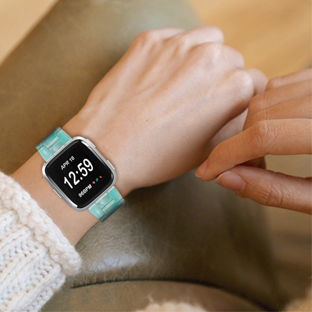 Vildt smuk Fitbit Versa 2 / Fitbit Versa Lite  Urrem - Grøn#serie_2