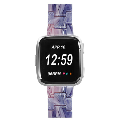 Vildt smuk Fitbit Versa 2 / Fitbit Versa Lite  Urrem - Lilla#serie_4