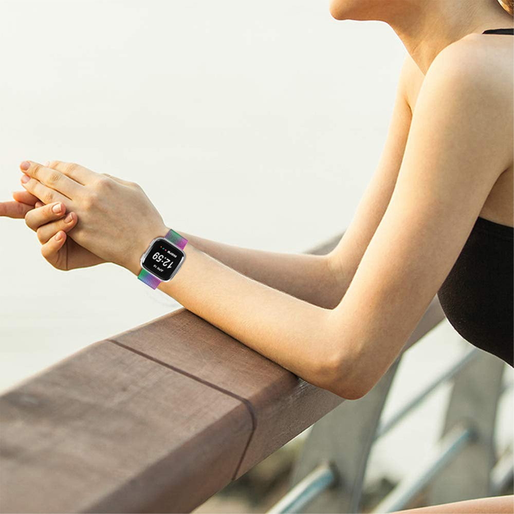 Helt vildt flot Fitbit Versa 2 Metal Rem - Flerfarvet#serie_5