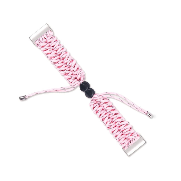 Meget skøn Fitbit Charge 3 / Fitbit Charge 4 Nylon Rem - Pink#serie_8