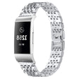 Assolutamente Fantastico Fitbit Charge 4 / Fitbit Charge 3 Metallo E Strass Universali Cinturino
