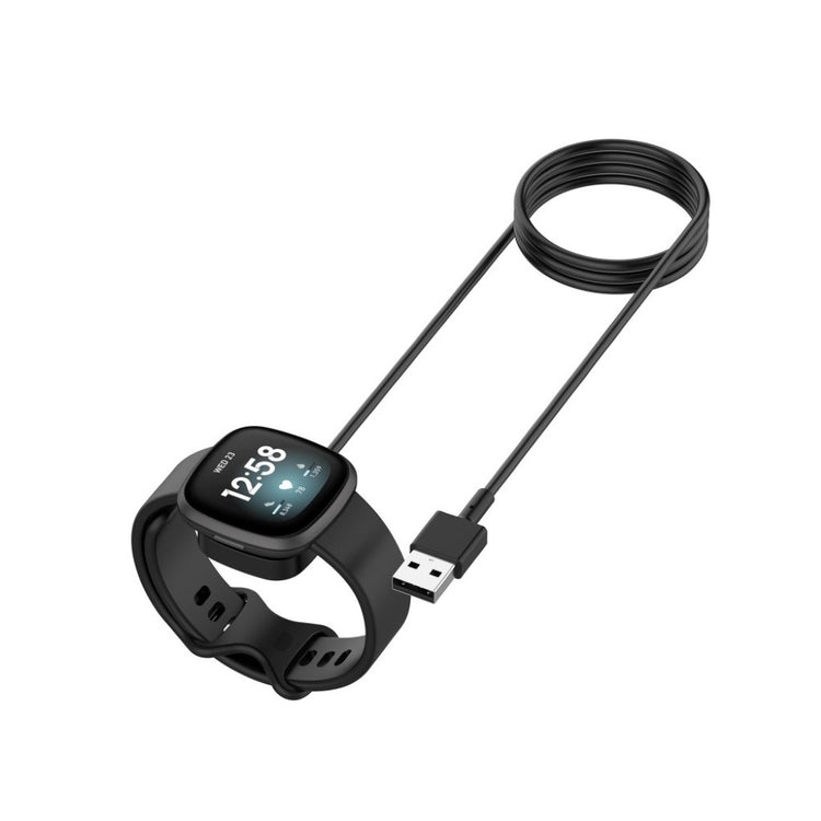 30cm Fitbit Versa 3 Ladestation - Sort#serie_7