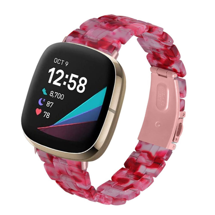 Vildt fint Fitbit Versa 3 / Fitbit Sense  Rem - Rød#serie_16