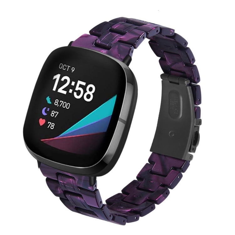 Vildt fint Fitbit Versa 3 / Fitbit Sense  Rem - Lilla#serie_19