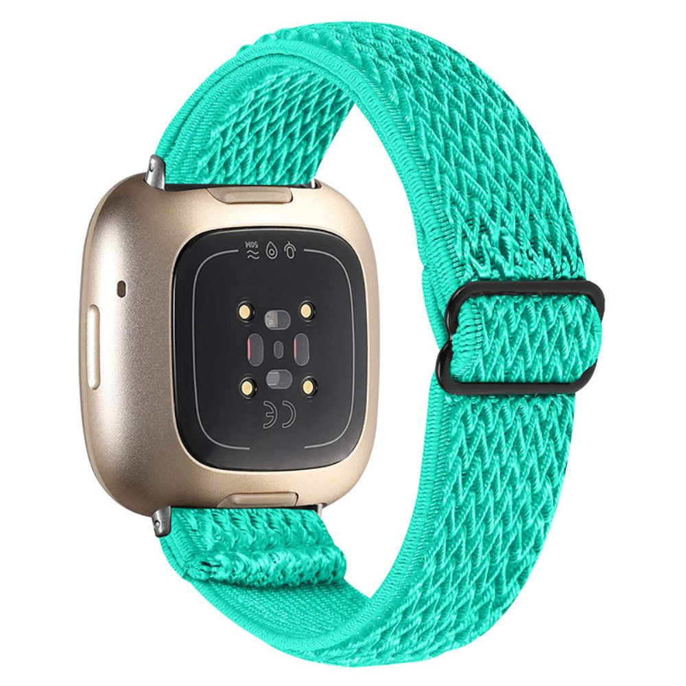 Mega fantastisk Fitbit Versa 3 Nylon Rem - Grøn#serie_14