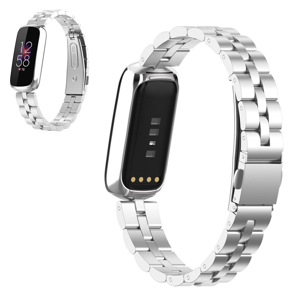 Vildt rart Fitbit Luxe Metal Rem - Sølv#serie_4