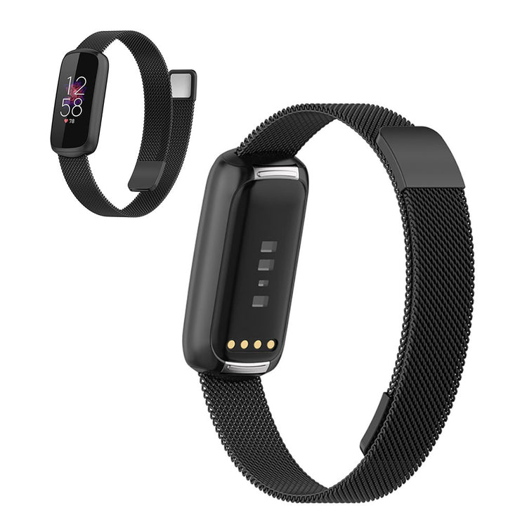 Mega godt Fitbit Luxe Metal Rem - Sort#serie_010