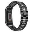 Confortevole Fitbit Charge 5 Metallo E Strass Cinturino
