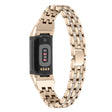 Molto Confortevole Fitbit Charge 5 Metallo E Strass Cinturino