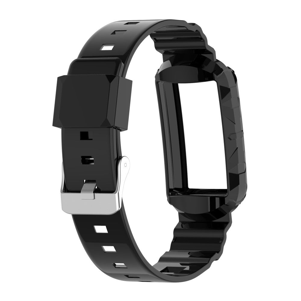 Vildt nydelig Universal Fitbit Silikone Rem - Sort#serie_1